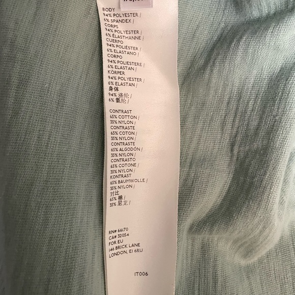 NWT Anthropologie Liliya Lace Top in color Allure sz L - Picture 9 of 11